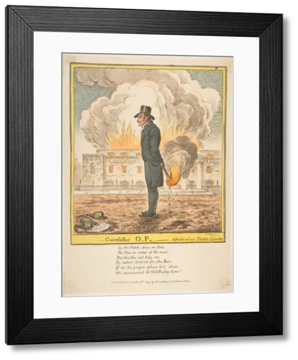 Framed Print : Counsellor O. P. -Defender of our Theatric Liberties, December 5, 1809 Framed Print : Counsellor O. P. -Defender of our Theatric Liberties, December 5, 1809