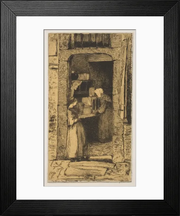 Framed Print : La Marchande de moutarde, 1858. Creator: James Abbott McNeill Whistler Framed Print : La Marchande de moutarde, 1858. Creator: James Abbott McNeill Whistler