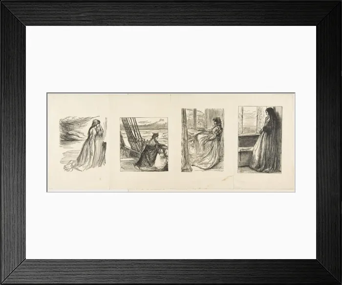 Framed Print : The Relief Fund in Lancashire, The Majors Daughter, The Morning Before the Massacre of Framed Print : The Relief Fund in Lancashire, The Majors Daughter, The Morning Before the Massacre of