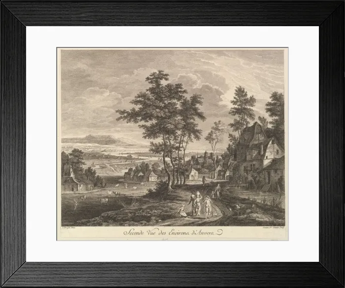 Framed Print : Second View of the Environs of Antwerp (Seconde Vue des Environs d Anvers) Framed Print : Second View of the Environs of Antwerp (Seconde Vue des Environs d Anvers)