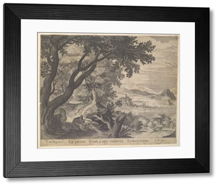 Framed Print : The Good Samaritan Finds the Man. n. d. Creator: Assuerus van Londerseel Framed Print : The Good Samaritan Finds the Man. n. d. Creator: Assuerus van Londerseel
