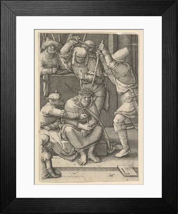 Framed Print : Christ Crowned with Thorns (copy). n. d. Creator: Jan Muller Framed Print : Christ Crowned with Thorns (copy). n. d. Creator: Jan Muller