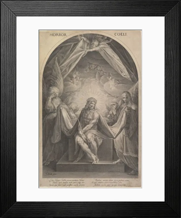 Framed Print : Christ as a Man of Sorrows, ca. 1610. Creator: Jan Muller Framed Print : Christ as a Man of Sorrows, ca. 1610. Creator: Jan Muller