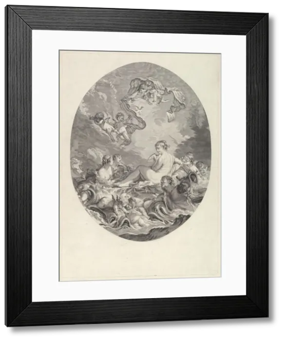 Framed Print : Naissance et Triomphe de Venus (The Birth and Triumph of Venus), 18th century Framed Print : Naissance et Triomphe de Venus (The Birth and Triumph of Venus), 18th century