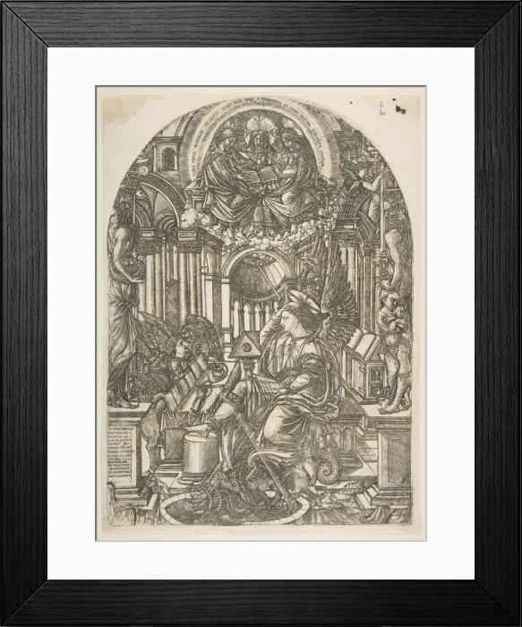 Framed Print : The Revelation of Saint John the Evangelist, from the Apocalypse. n. d. Creator: Jean Duvet Framed Print : The Revelation of Saint John the Evangelist, from the Apocalypse. n. d. Creator: Jean Duvet