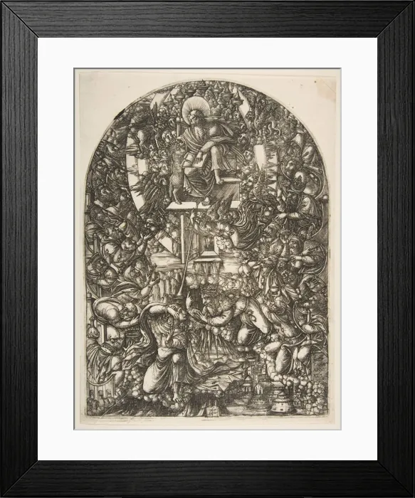 Framed Print : Saint John Summoned to Heaven, from the Apocalypse. n. d. Creator: Jean Duvet Framed Print : Saint John Summoned to Heaven, from the Apocalypse. n. d. Creator: Jean Duvet