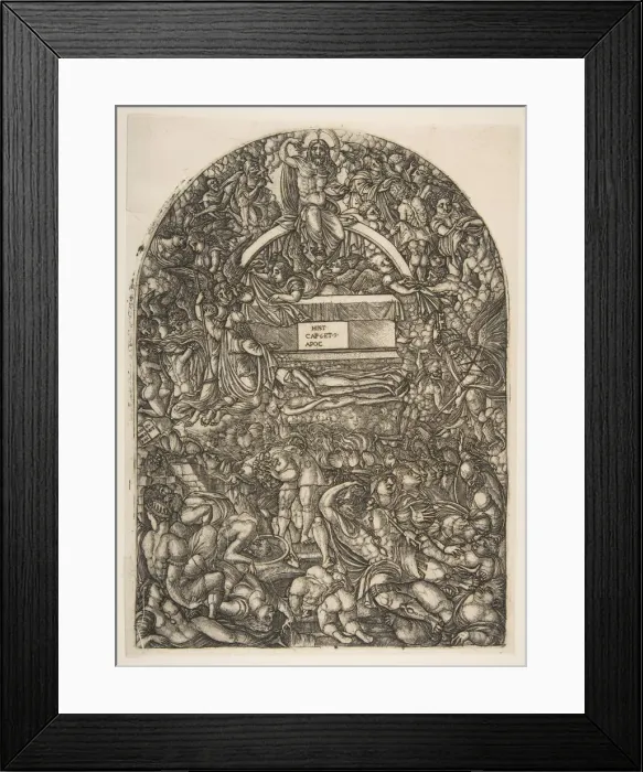 Framed Print : A Star Falls and makes Hell Open, from the Apocalypse. n. d. Creator: Jean Duvet Framed Print : A Star Falls and makes Hell Open, from the Apocalypse. n. d. Creator: Jean Duvet