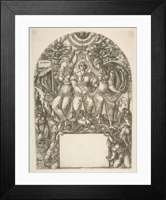 Framed Print : La Majeste Royale. n. d. Creator: Jean Duvet Framed Print : La Majeste Royale. n. d. Creator: Jean Duvet