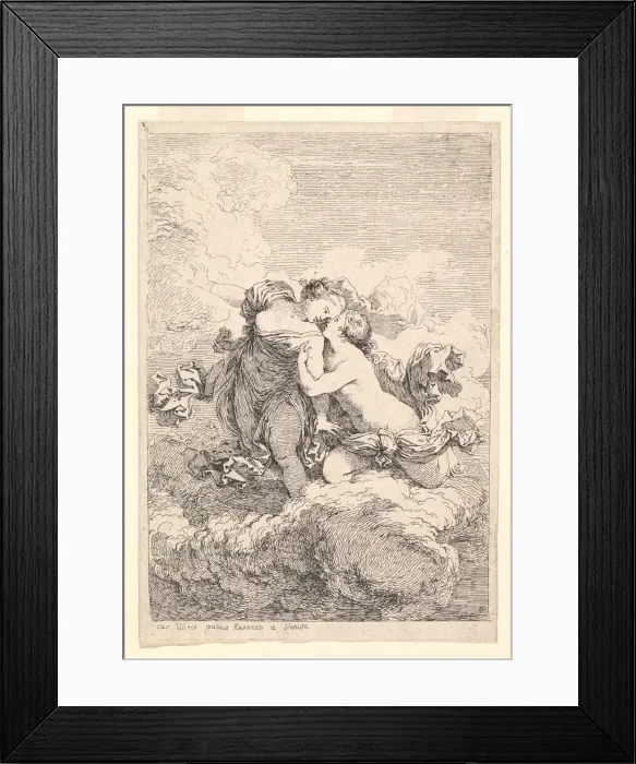 Framed Print : Mythological Scene, possibly Diana Seducing Callisto, ca. 1764 Framed Print : Mythological Scene, possibly Diana Seducing Callisto, ca. 1764