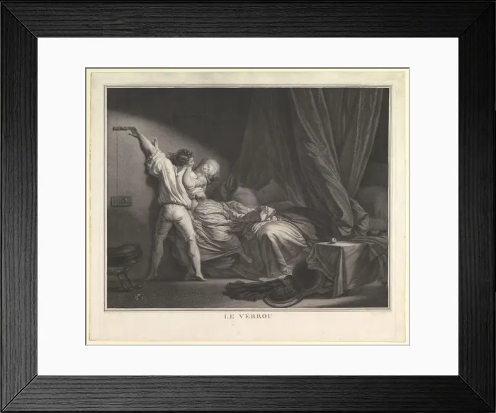 Framed Print : Le Verrou. n. d. Creator: Maurice Blot Framed Print : Le Verrou. n. d. Creator: Maurice Blot