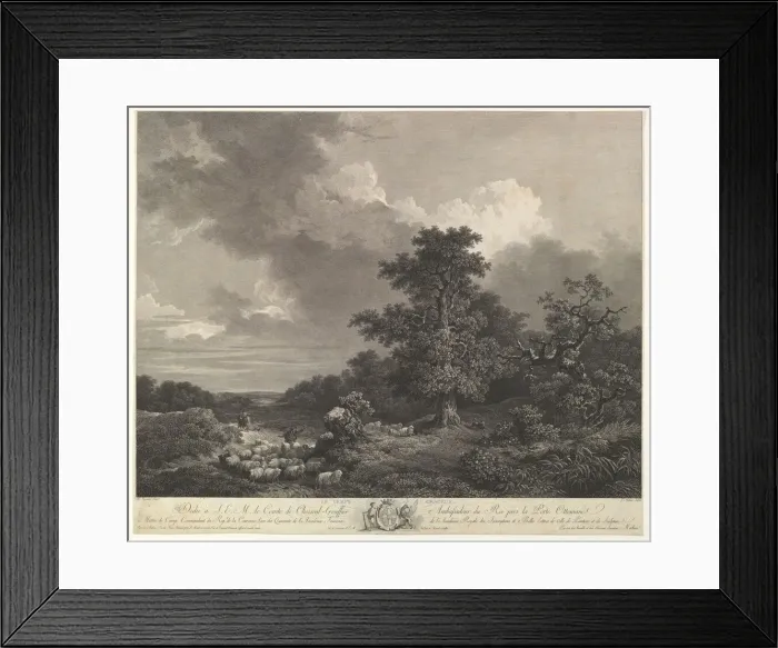 Framed Print : Le Temps Orageux. n. d. Creator: Jean Mathieu Framed Print : Le Temps Orageux. n. d. Creator: Jean Mathieu