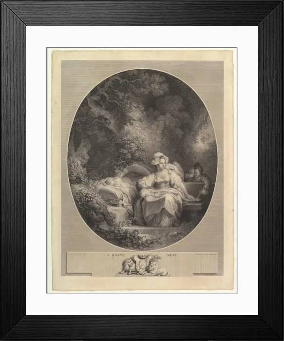 Framed Print : La Bonne Mere. n. d. Creator: Nicolas de Launay Framed Print : La Bonne Mere. n. d. Creator: Nicolas de Launay