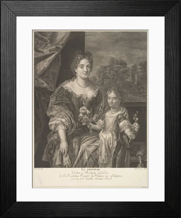 Framed Print : Le Printemps, 1760-1831. Creator: Jean Jacques Avril Framed Print : Le Printemps, 1760-1831. Creator: Jean Jacques Avril