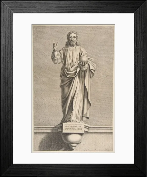 Framed Print : Jesus Christ. Creator: Jean Lenfant Framed Print : Jesus Christ. Creator: Jean Lenfant