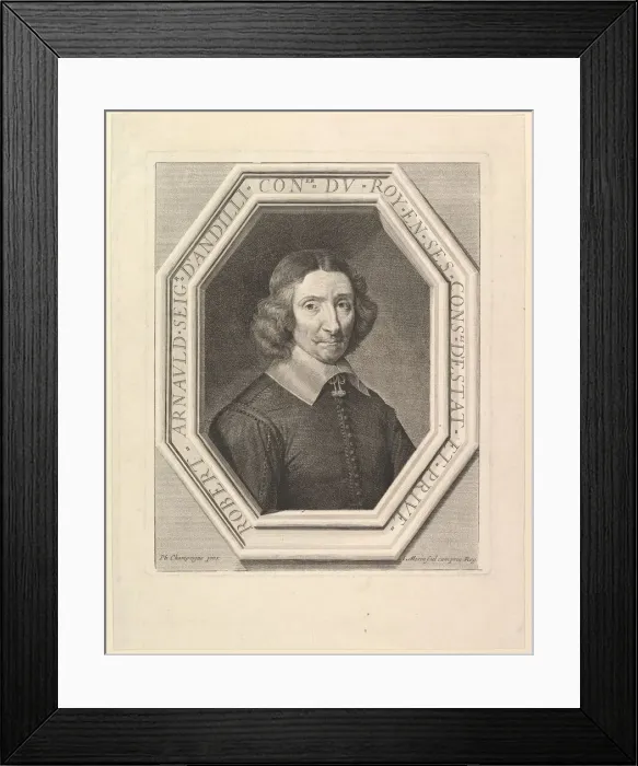 Framed Print : Robert Arnauld d Andilly, conseiller du roi. Creator: Jean Morin Framed Print : Robert Arnauld d Andilly, conseiller du roi. Creator: Jean Morin