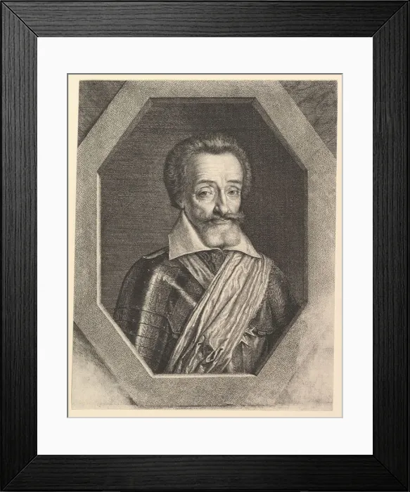 Framed Print : Henri IV, roi de France. Creator: Jean Morin Framed Print : Henri IV, roi de France. Creator: Jean Morin