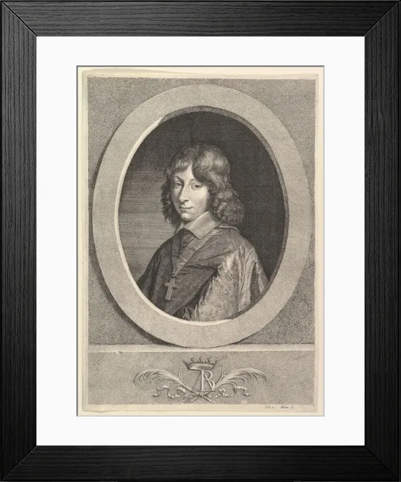 Framed Print : Armand de Bourbon-Conti, prince du sang. Creator: Jean Morin Framed Print : Armand de Bourbon-Conti, prince du sang. Creator: Jean Morin