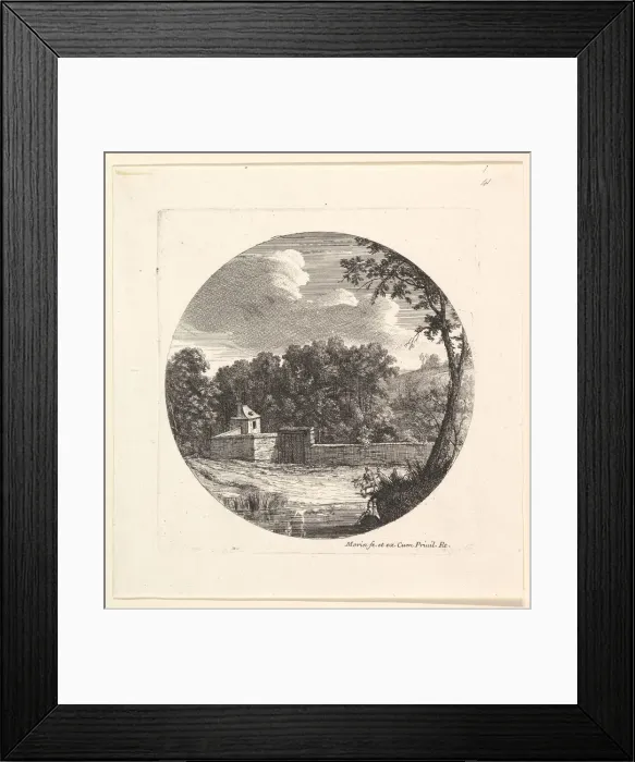Framed Print : Le Porte Balle assis. Creator: Jean Morin Framed Print : Le Porte Balle assis. Creator: Jean Morin