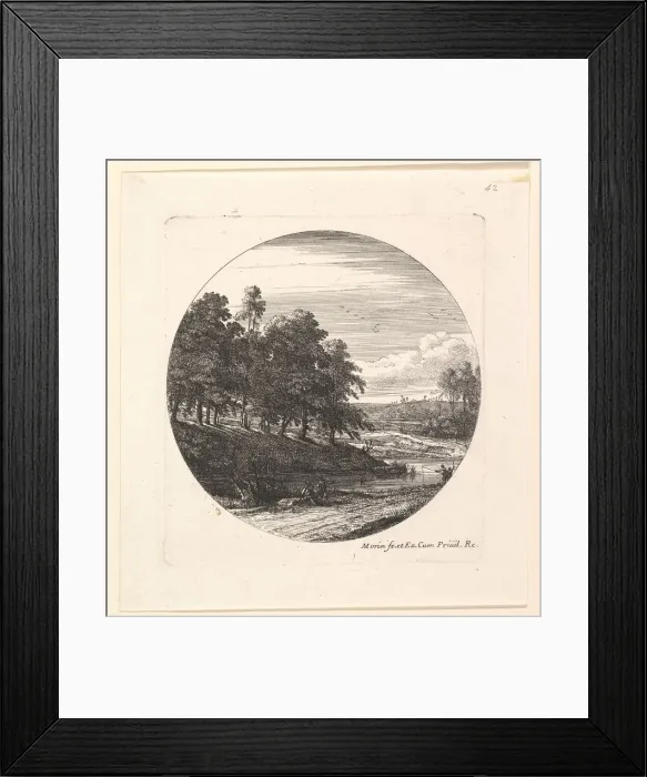 Framed Print : L Enclos. Creator: Jean Morin Framed Print : L Enclos. Creator: Jean Morin