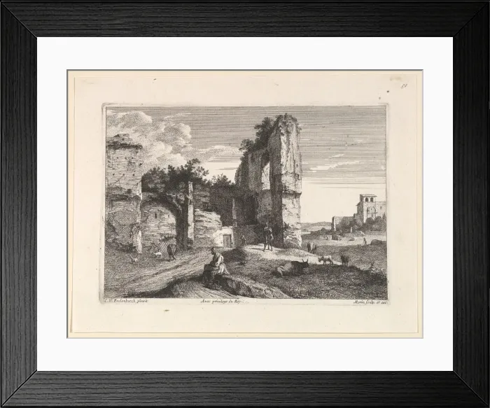 Framed Print : La Vieille Femme Assise. Creator: Jean Morin Framed Print : La Vieille Femme Assise. Creator: Jean Morin