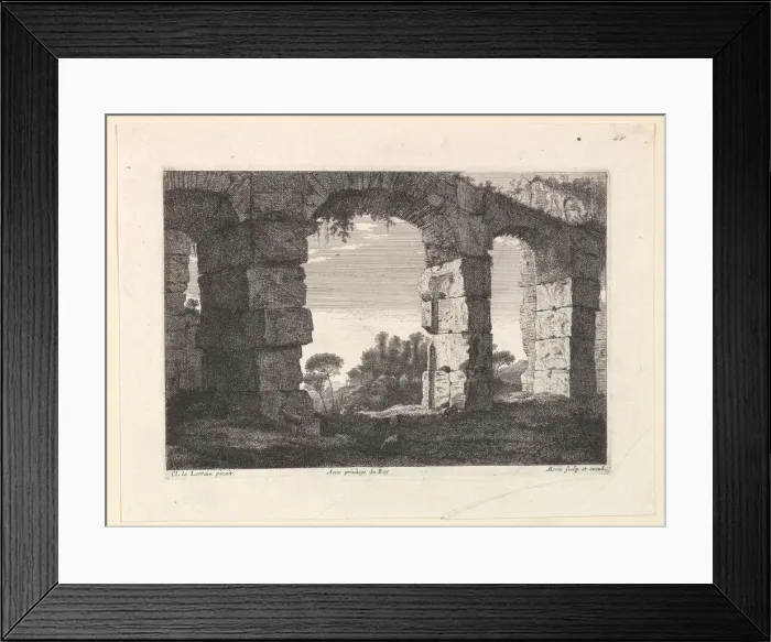 Framed Print : Ruines d Aqueduc. Creator: Jean Morin