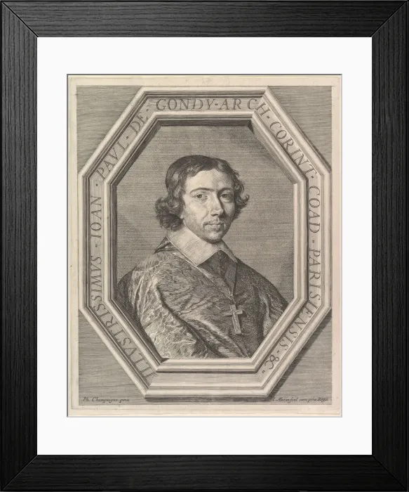 Framed Print : Jean-Francois-Paul de Gondy, coadjuteur de l archeveque de Paris, futur cardinal de Retz Framed Print : Jean-Francois-Paul de Gondy, coadjuteur de l archeveque de Paris, futur cardinal de Retz