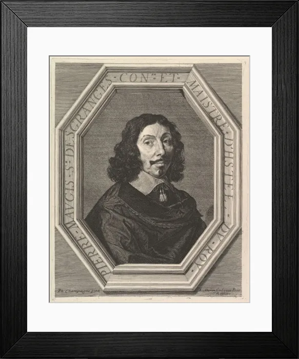 Framed Print : Pierre Maugis, seigneur des Granges. Creator: Jean Morin Framed Print : Pierre Maugis, seigneur des Granges. Creator: Jean Morin