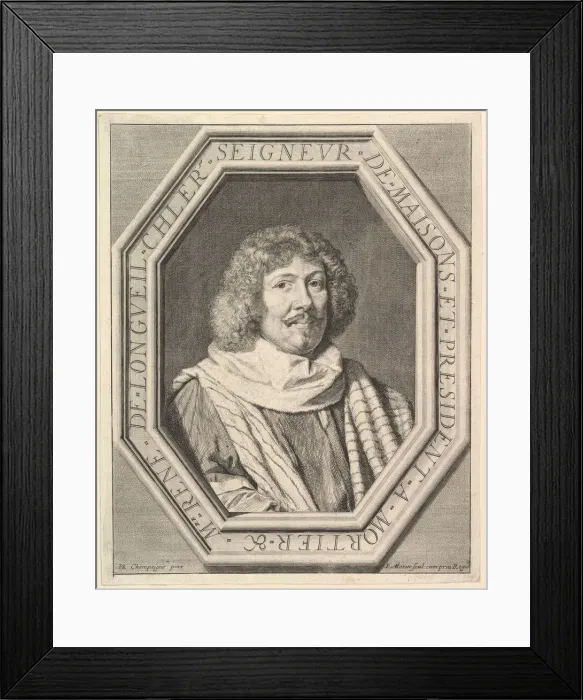 Framed Print : Rene de Longueil, futur marquis de Maisons. Creator: Jean Morin Framed Print : Rene de Longueil, futur marquis de Maisons. Creator: Jean Morin