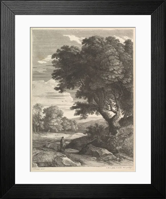 Framed Print : Le Cavalier. Creator: Jean Morin Framed Print : Le Cavalier. Creator: Jean Morin