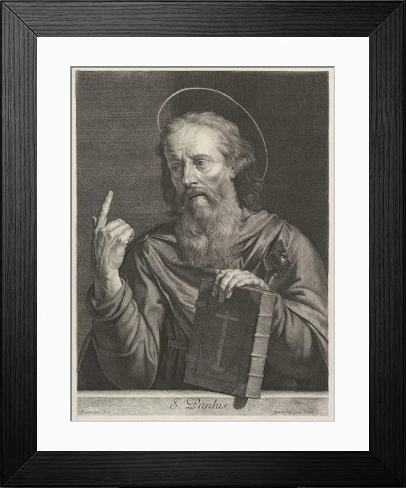 Framed Print : Saint Paul. Creator: Jean Morin Framed Print : Saint Paul. Creator: Jean Morin
