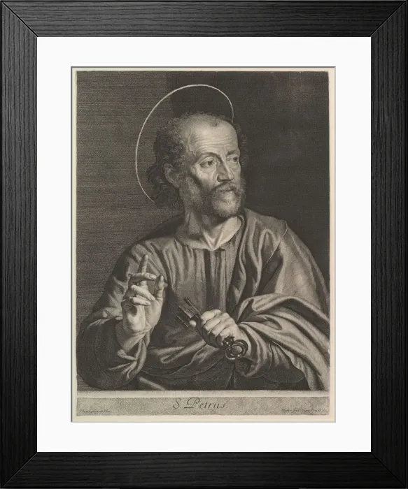 Framed Print : Saint Pierre. Creator: Jean Morin Framed Print : Saint Pierre. Creator: Jean Morin