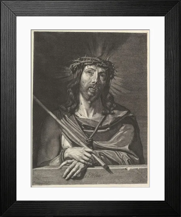 Framed Print : L Ecce Homo. Creator: Jean Morin Framed Print : L Ecce Homo. Creator: Jean Morin