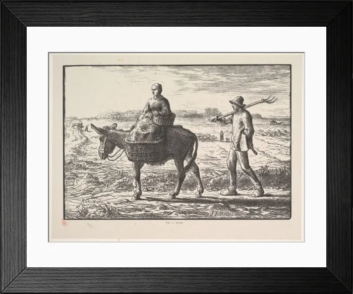 Framed Print : Morning, from the series, Four Times of the Day, 1830-75 Framed Print : Morning, from the series, Four Times of the Day, 1830-75