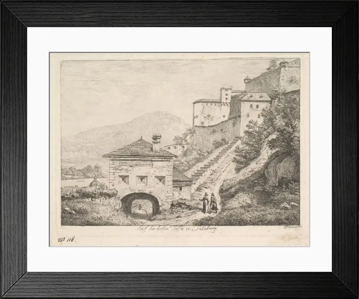 Framed Print : The High Holiday in Salzburg, 1819. Creator: Johann Christian Erhard Framed Print : The High Holiday in Salzburg, 1819. Creator: Johann Christian Erhard