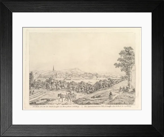 Framed Print : Paths in the Dukedom of Salzburg, early 19th century. Creator: Johann Christian Erhard Framed Print : Paths in the Dukedom of Salzburg, early 19th century. Creator: Johann Christian Erhard