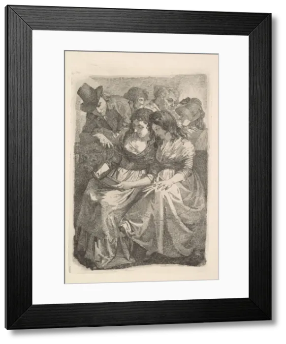 Framed Print : Schadow and His Family, 1925. Creator: Johann Gottfried Schadow Framed Print : Schadow and His Family, 1925. Creator: Johann Gottfried Schadow