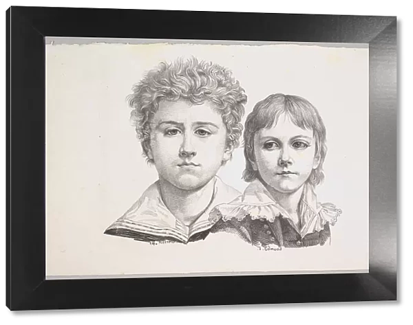 Portrait of the Rabe Children: Hermann, age 14 and Edmond
