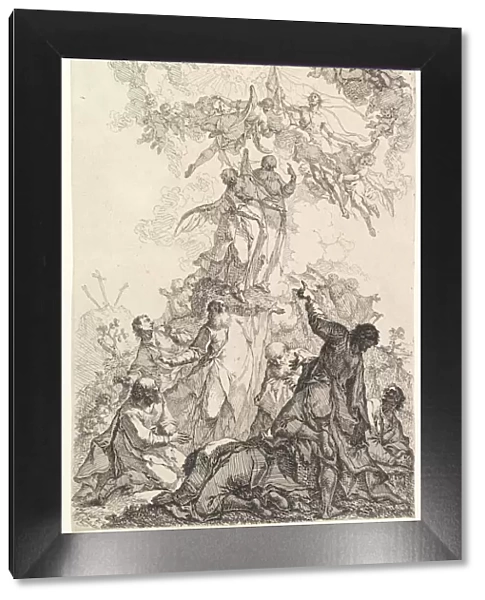 The Ascension of Christ, ca. 1750. Creator: Johann Ignatz Zimbal