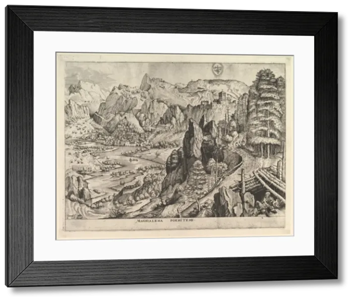 Framed Print : The Penitent Magdalene (Magdalena poenitens) from The Large Landscapes, ca. 1555-56 Framed Print : The Penitent Magdalene (Magdalena poenitens) from The Large Landscapes, ca. 1555-56