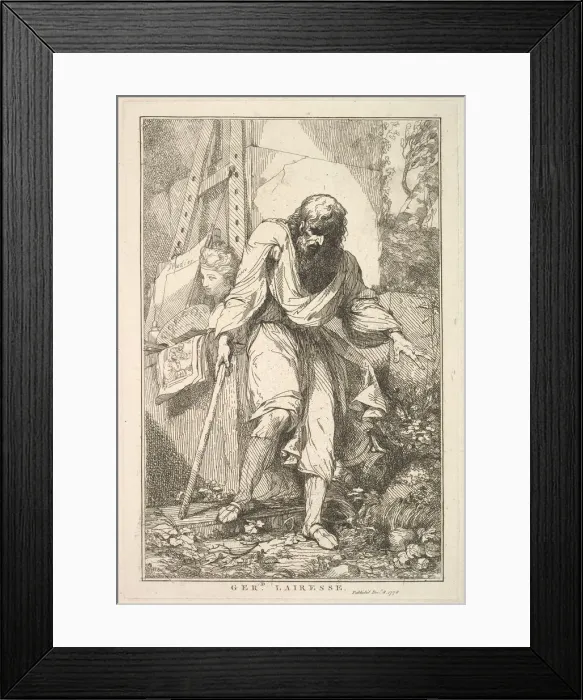 Framed Print : Gerard Lairesse (from Fifteen Etchings Dedicated to Sir Joshua Reynolds), December 8 Framed Print : Gerard Lairesse (from Fifteen Etchings Dedicated to Sir Joshua Reynolds), December 8
