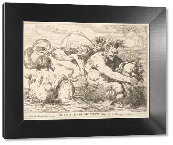 Revengeful Monsters, January 25, 1780. Creator: John Hamilton Mortimer