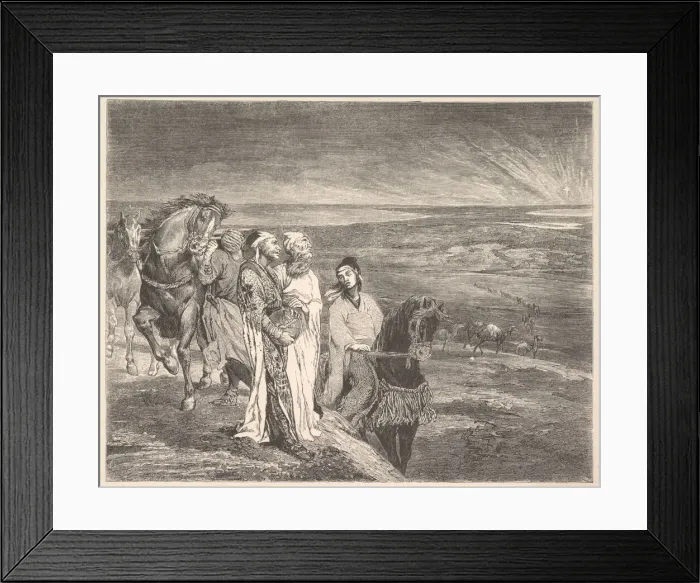 Framed Print : The Wise Men out of the East, 1868. Creator: John La Farge Framed Print : The Wise Men out of the East, 1868. Creator: John La Farge