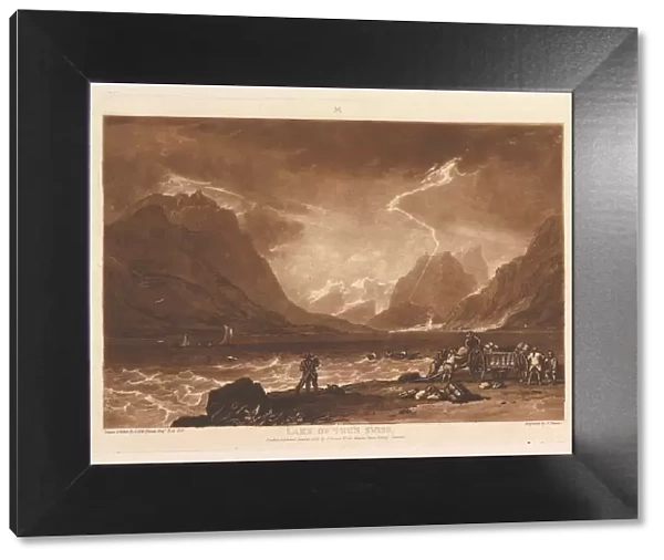 Lake of Thun, Swiss (Liber Studiorum, part III, plate 15), June 10, 1808
