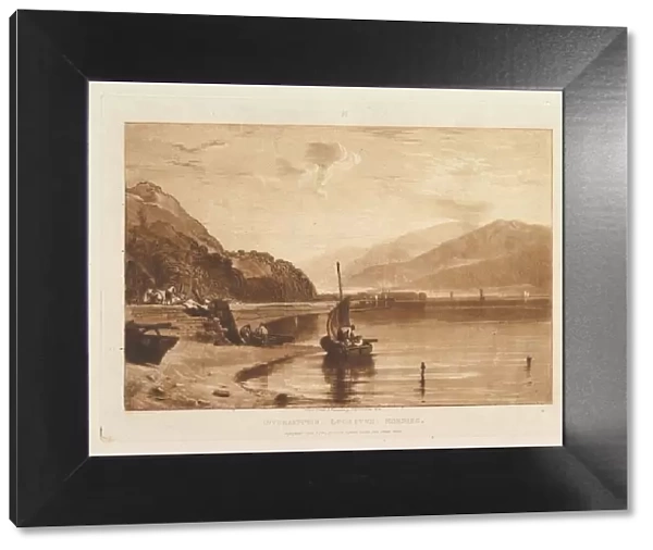 Inverary Pier, Loch Fyne, Morning (Liber Studiorum, part VII, plate 35), June 1, 1811