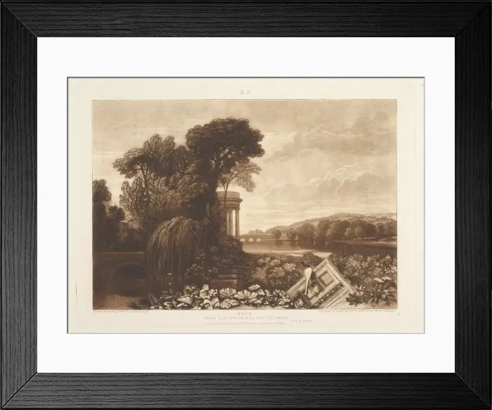 Framed Print : Isis (Liber Studiorum, part XIV, plate 68), January 1, 1819. Creator: JMW Turner Framed Print : Isis (Liber Studiorum, part XIV, plate 68), January 1, 1819. Creator: JMW Turner