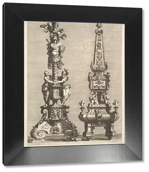 Two Torcheres, 1692. Creator: Juan Dolivar