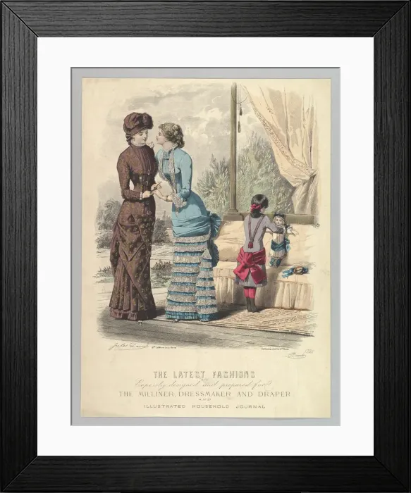 Framed Print : The Latest Fashions Expressly Designed and Prepared for the Milliner, Dressmaker and Dr Framed Print : The Latest Fashions Expressly Designed and Prepared for the Milliner, Dressmaker and Dr