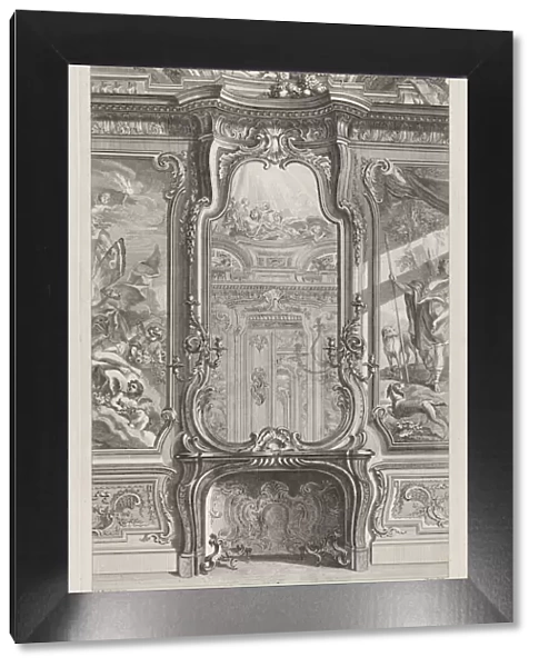 Cabinet de Mr le Compte Bielinski, from Oeuvres de Juste Aurelle Meissonnier, ca