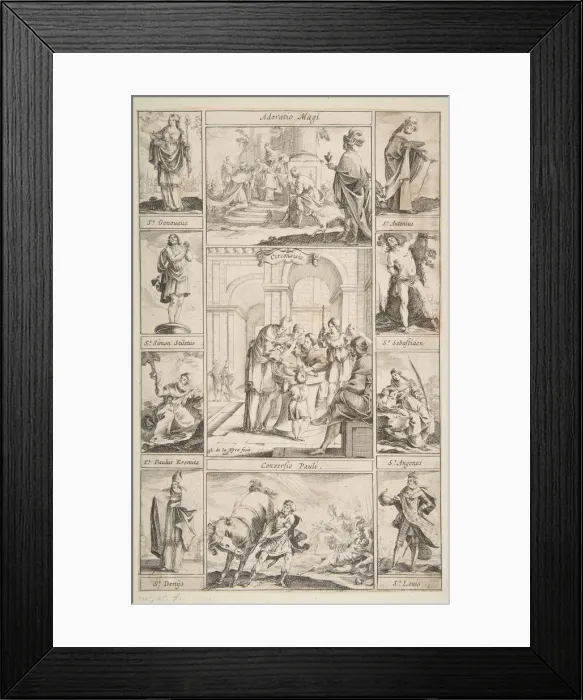 Framed Print : Circumcision. Creator: Laurent de la Hyre Framed Print : Circumcision. Creator: Laurent de la Hyre