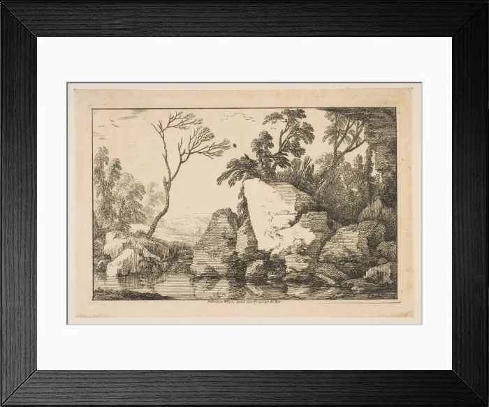 Framed Print : The Dead Tree, 1640. Creator: Laurent de la Hyre Framed Print : The Dead Tree, 1640. Creator: Laurent de la Hyre